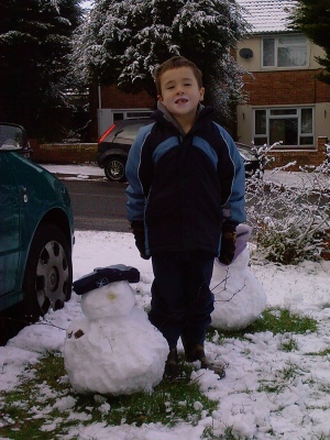 Charlie's snowman