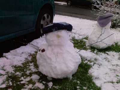 Charlie's snowman