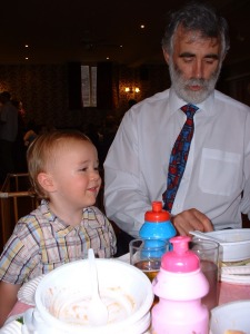 30 October - A civilised meal with Grandad