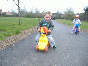 15 April - Riding in the park