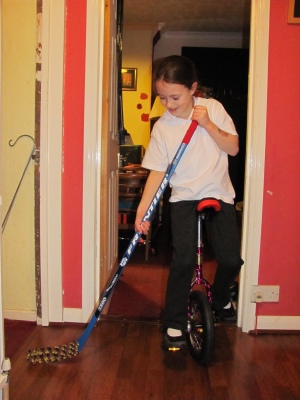 Jenny earns her hockey stick